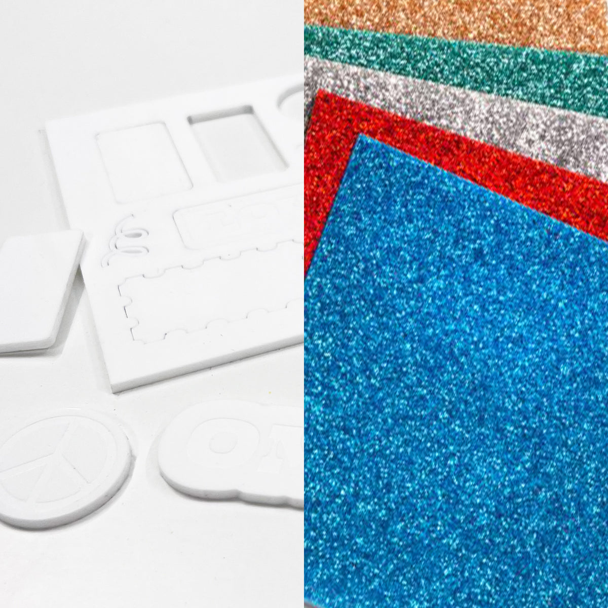 3mm Acrylic Glitter - Laser Cutting and Engraving Only