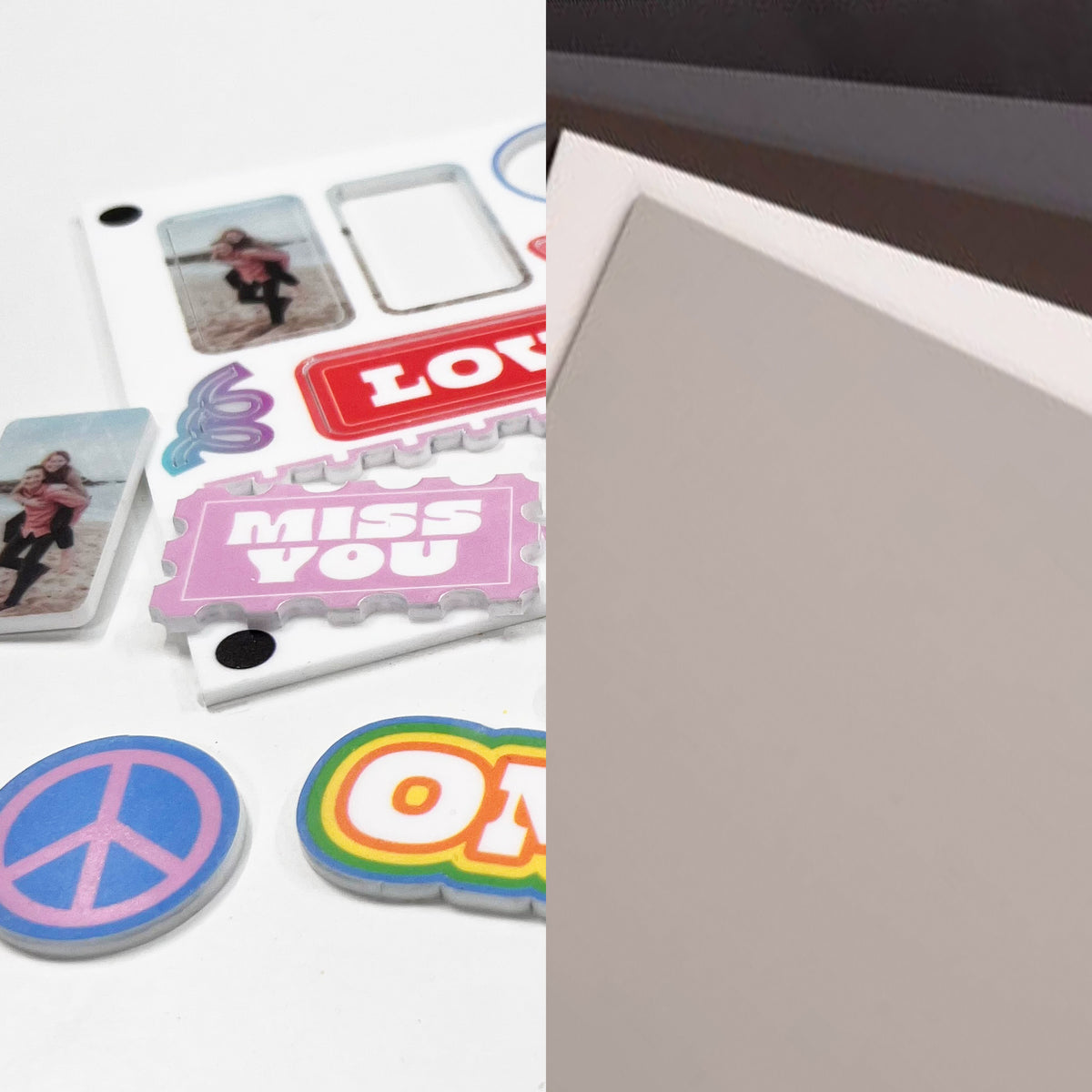 3mm Acrylic Matt Natural - Single Sided Printing and Laser Cutting
